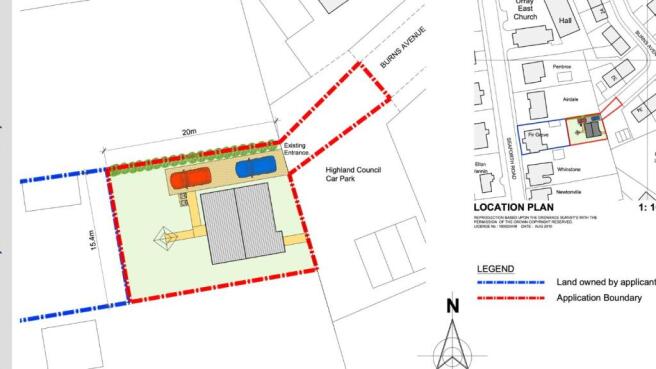 Land, in Seaforth Road, £85,000