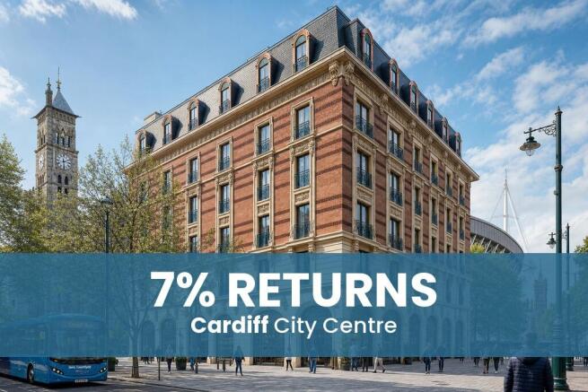 1 bed property, in Fully Managed CF10 Cardiff City Centre Apartment – 7% Rental Yields | Turnkey Investment Opportunity, £110,000