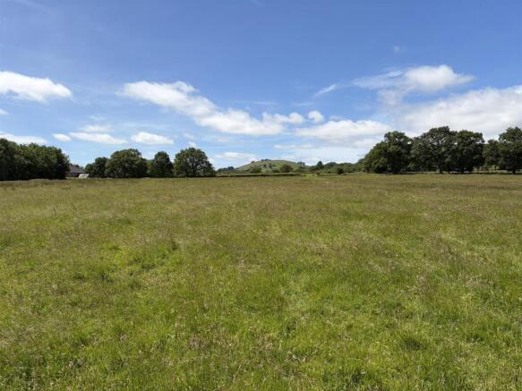 Land, in Llanyre, £120,000