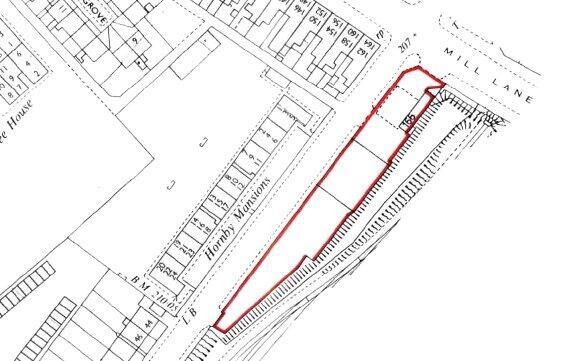 Land, in Land At 116 Mill Lane, £290,000