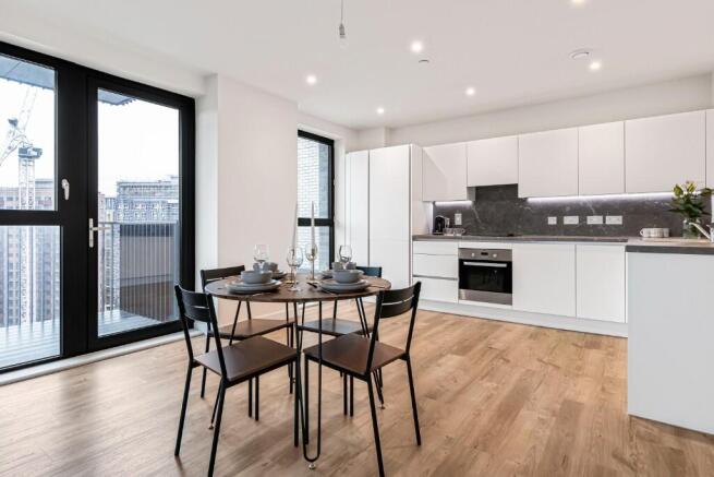 2 bed property, in North End Road, £585,000