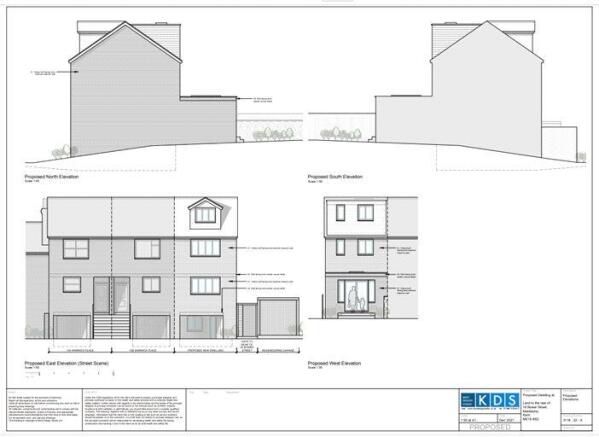 Land, in Bower Street, £90,000