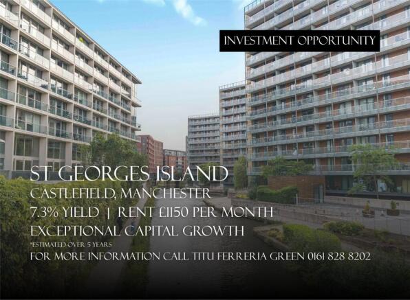 2 bed property, in St Georges Island, £190,000