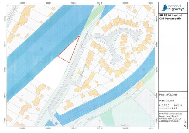 Land, in Land on the west side of, £2,000