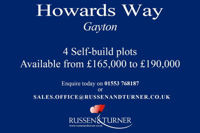 Land, in Howards Way, £165,000
