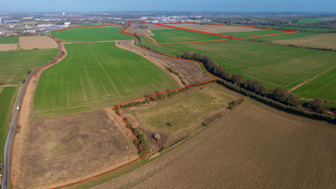 Land, in White House Farm, £3,000,000