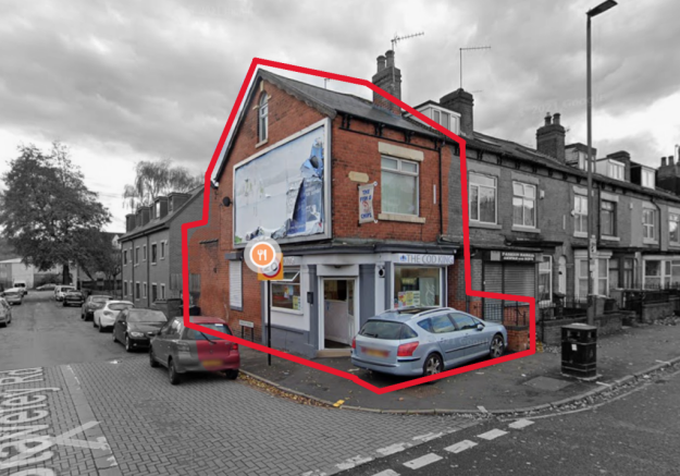 Land, in 40 Staveley Road, £100,000