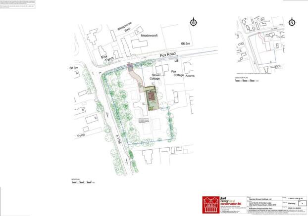 Land, in Fox Road, £240,000
