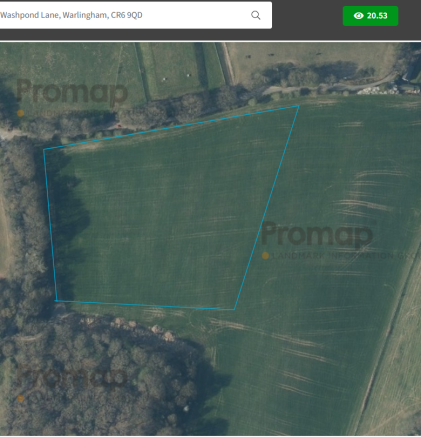 Land, in Land off Washpond Lane and Ledgers way, £30,000