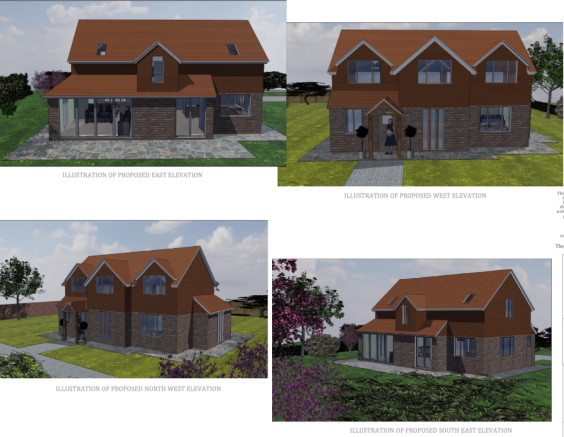 Land, in Oast Court, £175,000
