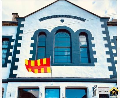 3 bed property, in Oddfellows Hall, £115,000