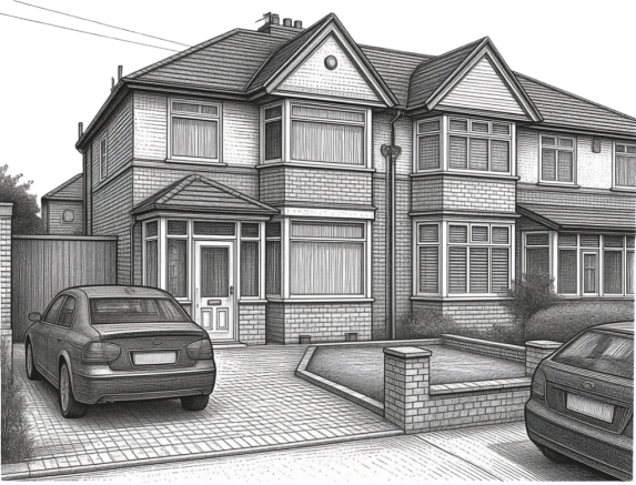 3 bed property, in Woodgate Drive, £315,000