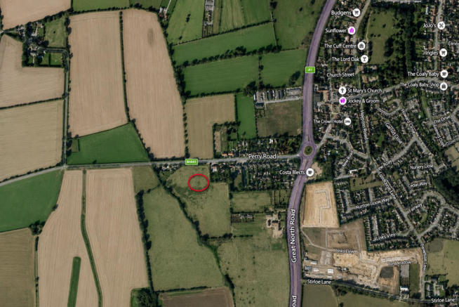 Land, in Great North Road, £13,000