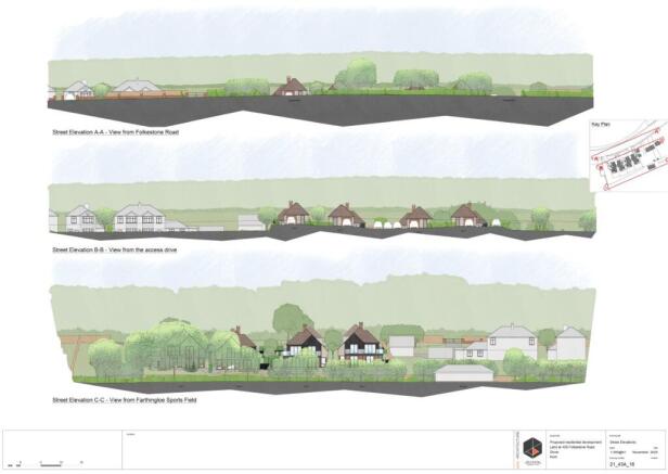 Land, in Folkestone Road, £600,000
