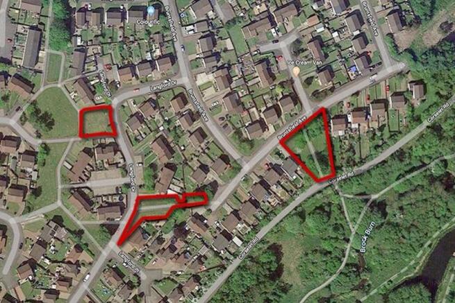 Land, in 3 Plots at Parkhouse, £16,000
