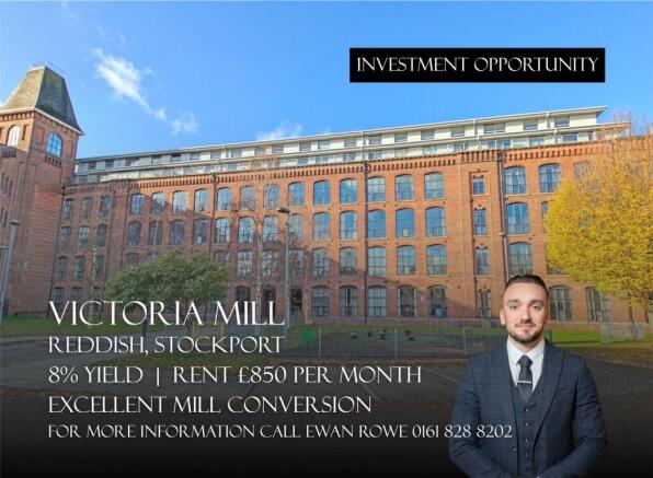 1 bed property, in Victoria Mill, £130,000