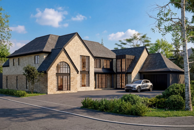 Land, in Woodside Way, £1,500,000
