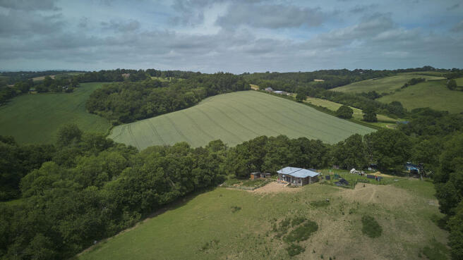 2 bed property, in 11 Acres with Off-Grid Chalet and Agricultural Potential – Near Cheriton Bishop, £425,000