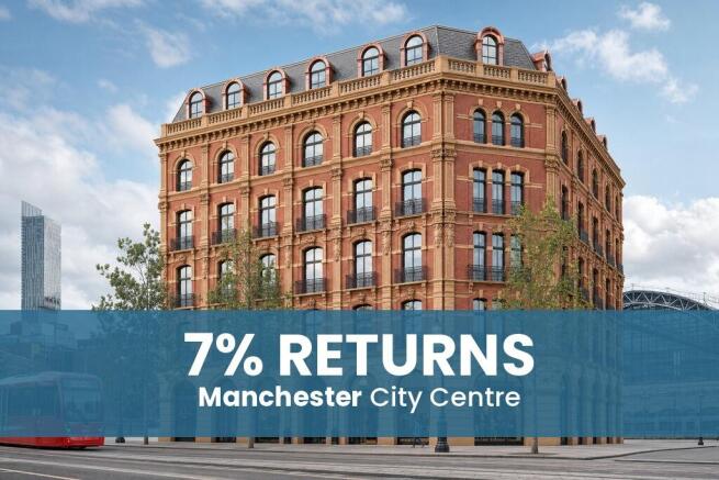 1 bed property, in Fully Managed M1 Manchester City Centre Apartment – 7% Rental Yields | Turnkey Investment Opportunity, £130,000