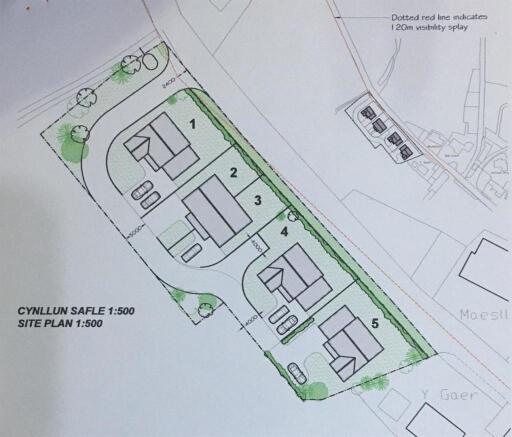 Land, in Felinfach, £275,000