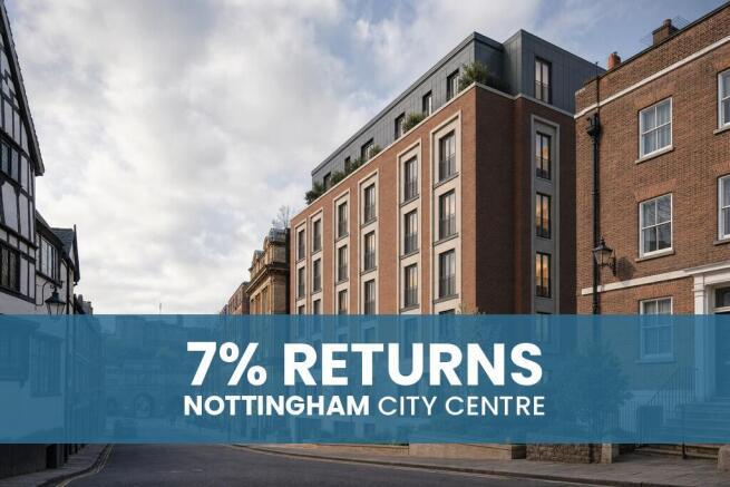 1 bed property, in Contemporary Nottingham Apartment, £130,000