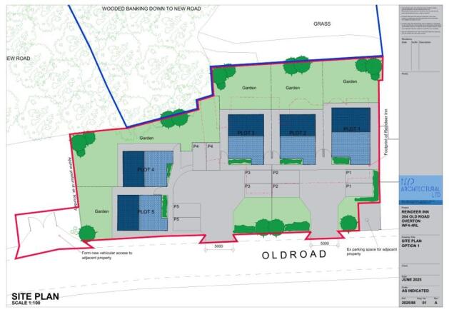 Land, in 204 Old Road, £625,000