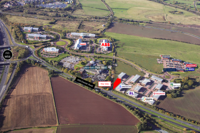 Land, in Daresbury Park, £200,000