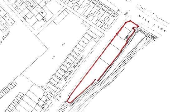 Land, in Land At 116 Mill Lane, £250,000