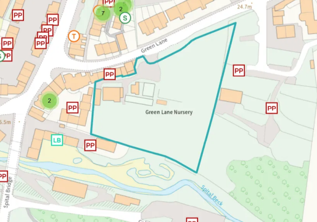 Land, in Land at Green Lane, £750,000