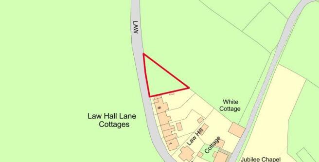 Land, in Land At Law Hall Cottages, £65,000