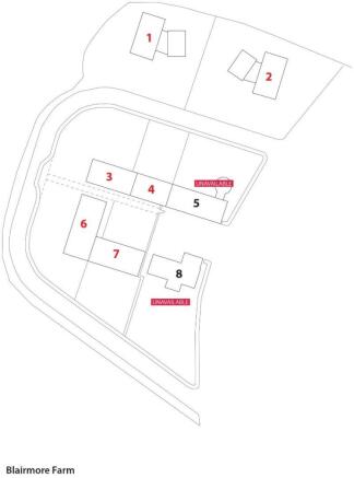 Land, in Plot 2  Blairmore Farm, £200,000