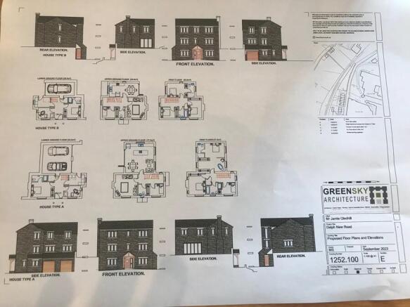 Land, in Delph New Road, £250,000