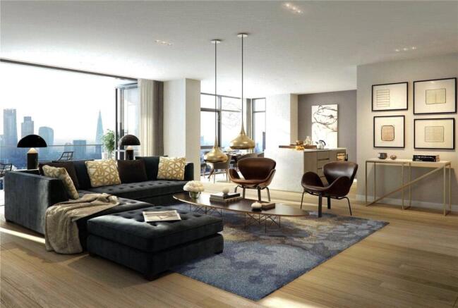 2 bed property, in The Atlas, £700,000