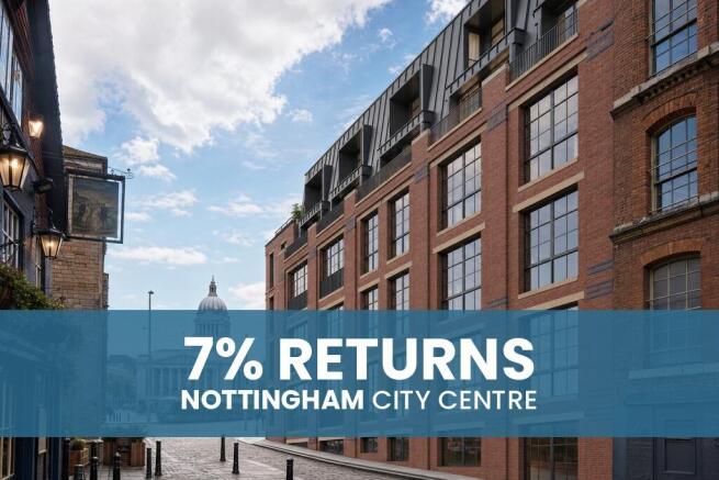 1 bed property, in Boutique Nottingham City Apartment, £120,000