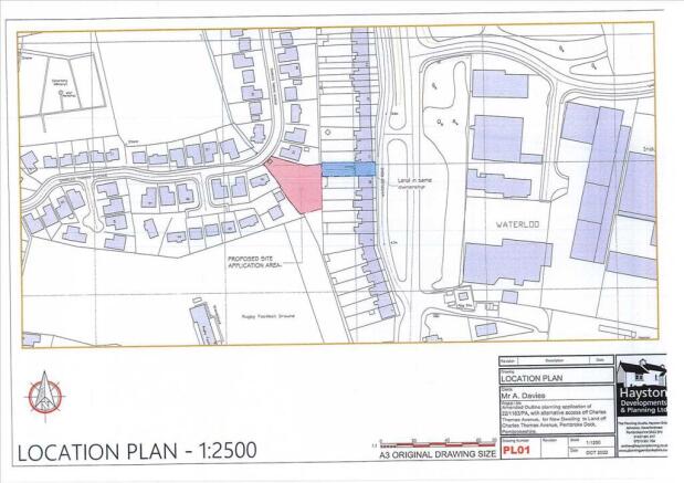 Land, in Building Plot, £75,000