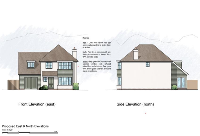 Land, in Potten Street, £175,000