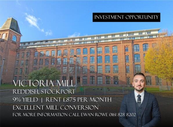 1 bed property, in Victoria Mill, £120,000