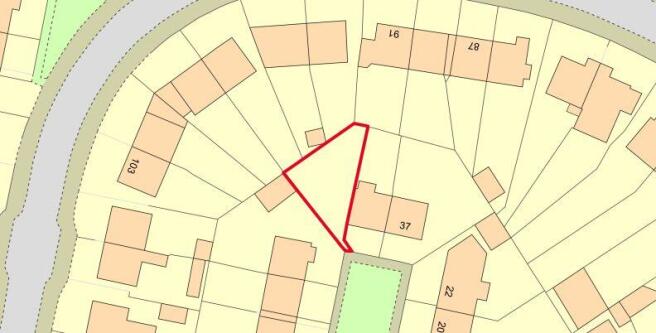Land, in Land Adjacent to 35 Ockham Drive, £10,000