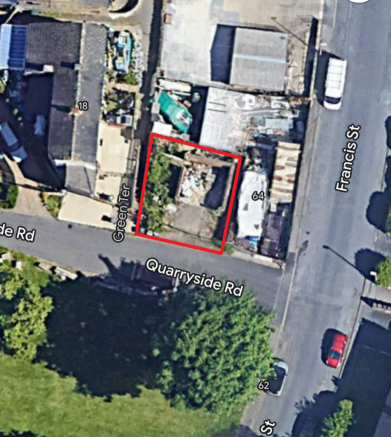 Land, in Land at Green Terrace/Quarryside Road, £35,000