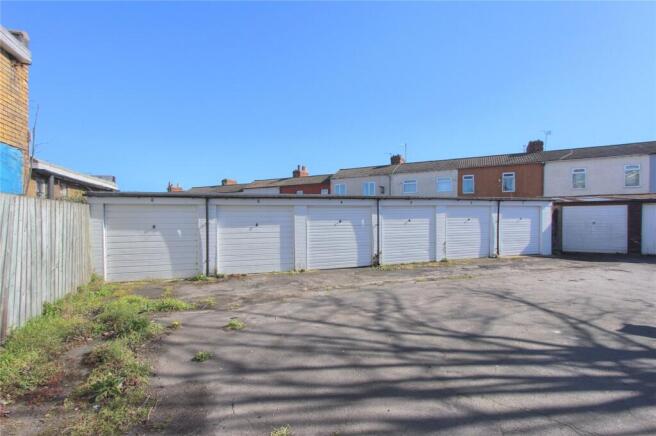 Land, in Garages 1-6, £55,000