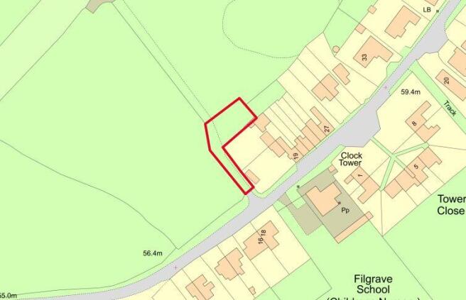 Land, in Filgrave, £68,000
