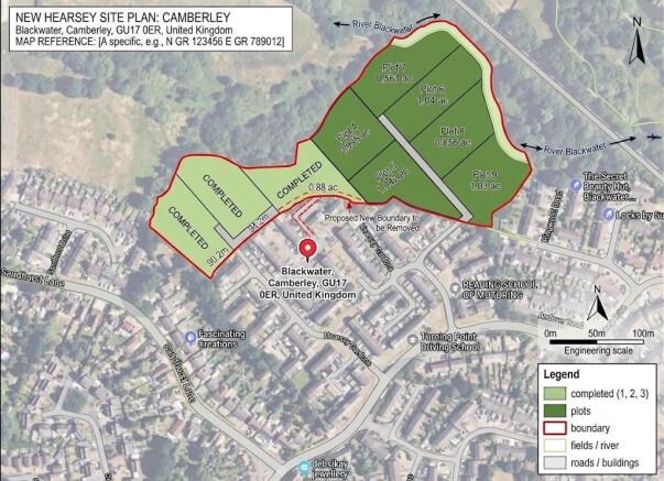 Land, in Land North of Hearsey Gardens, £30,000