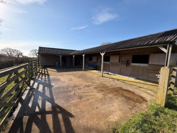 Studio, in Approximately 9.25 acres of land and stables, £295,000