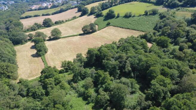 Land, in Approximately 22.52 acres of land at Hendredenny Uchaf Farm, £145,000