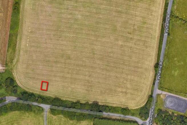Land, in Plot 4 at Layhams Farm, £5,000