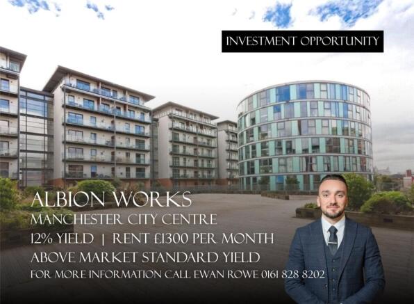 2 bed property, in Albion Works, £130,000