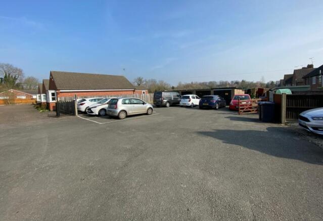 Land, in Land & 3 Garages, £25,000