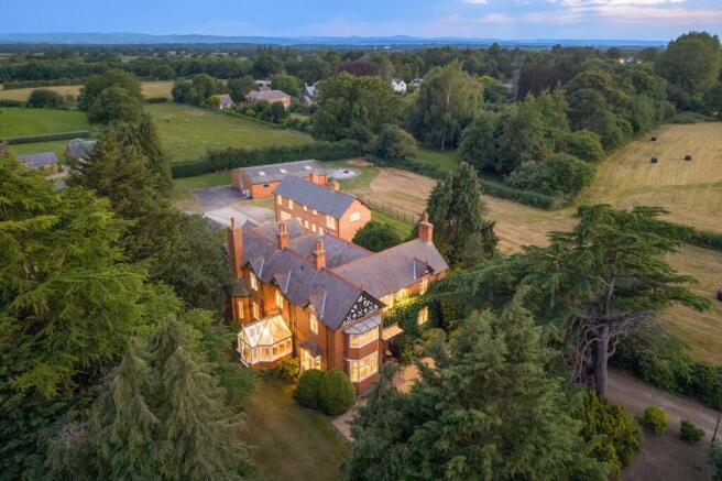 7 bed property, in Large period house on the edge of Chester with several auxiliary buildings and land, £1,750,000