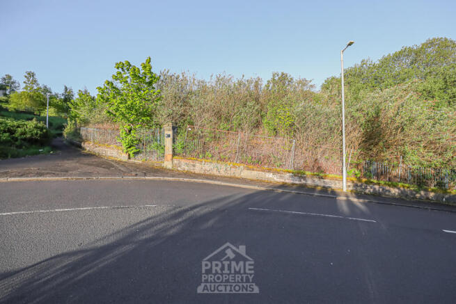Land, in Land of former Cartsdyke Church, £80,000