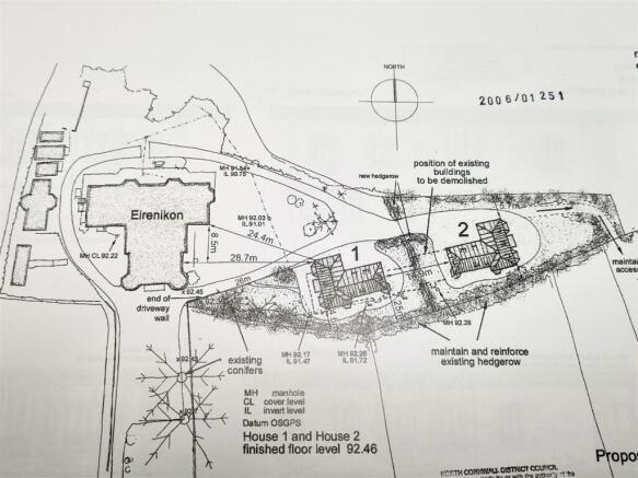 Land, in Bossiney Road, £195,000